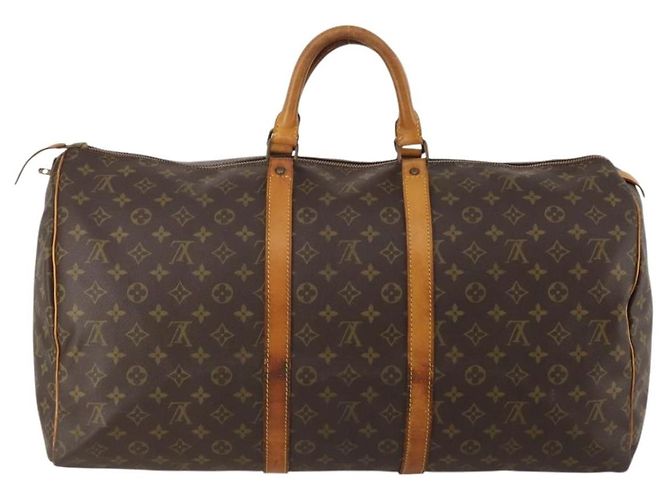 LOUIS VUITTON Monogram Keepall 55 Boston Bag Vintage M41424 LV Auth 192279 Monogramm - Ansicht 3