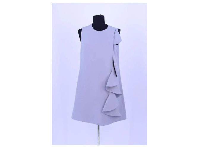 Valentino Blaues Wollkleid - Ansicht 2