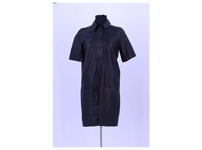 Burberry Lederkleid schwarz - Ansicht 2