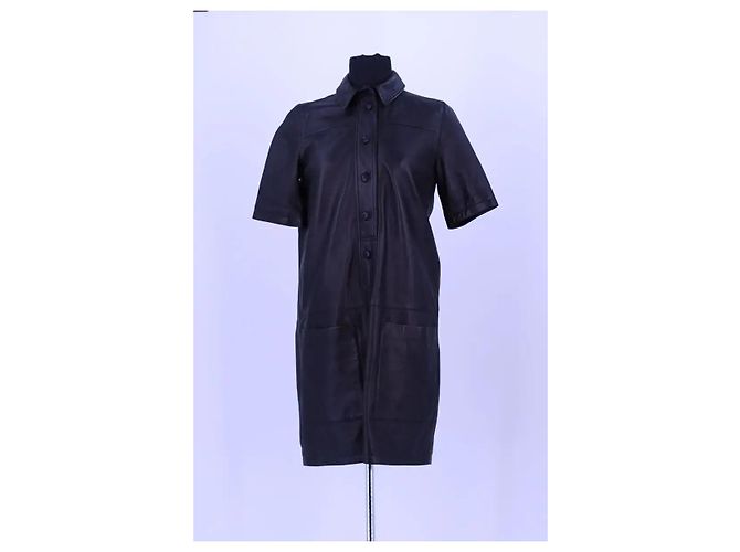 Burberry Lederkleid schwarz - Ansicht 4
