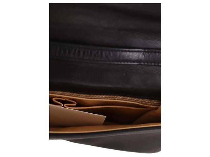 Céline Messenger Triomphe Mini Bolsa Preta Couro Preto - vista 4