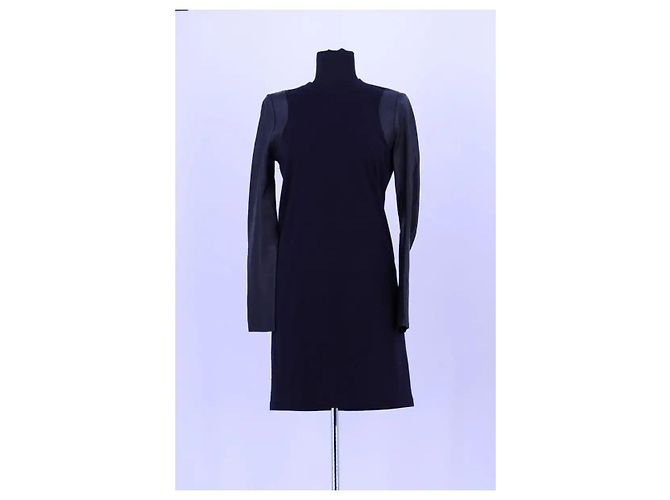 Balenciaga Schwarzes Wollkleid - Ansicht 2