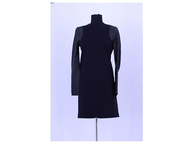 Balenciaga Schwarzes Wollkleid - Ansicht 3