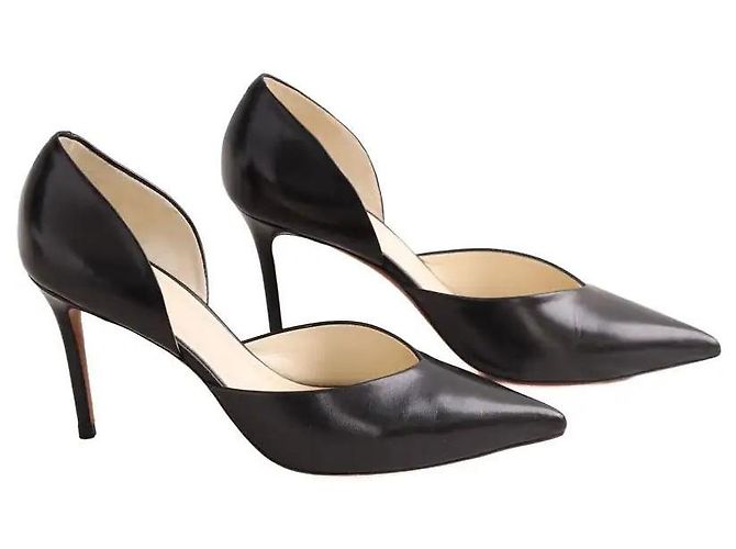 Céline Décolleté D'orsay neri Nero - vista 3