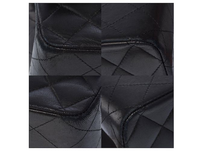 Borsa CHANEL Timeless/Classique in Pelle Nera - 103778 Nero - vista 11