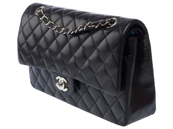 Borsa CHANEL Timeless/Classique in Pelle Nera - 103778 Nero - vista 4