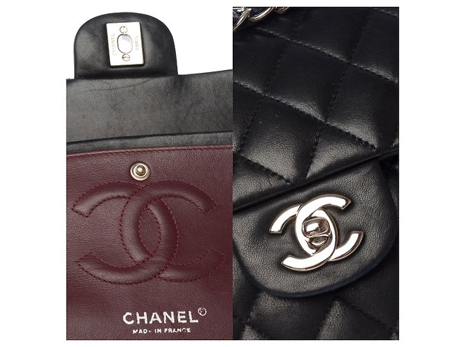 Borsa CHANEL Timeless/Classique in Pelle Nera - 103778 Nero - vista 6