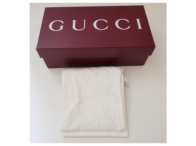Gucci Seraphine Ballerine a punta con cinturini Bordò - vista 7