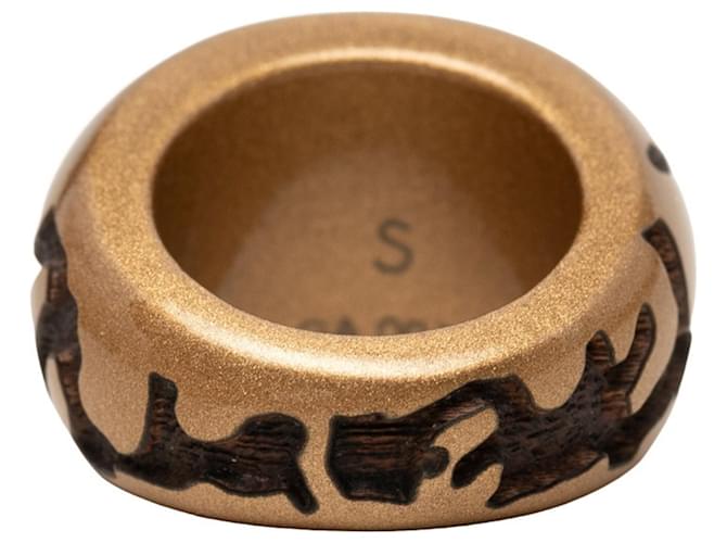 Anello Leo Monogram Louis Vuitton Marrone D'oro - vista 3
