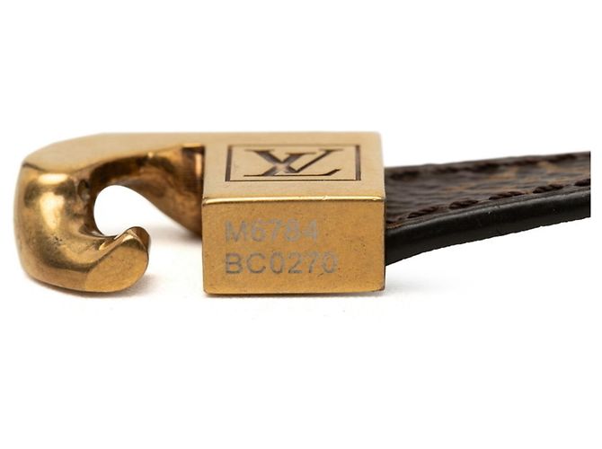 Bracciale Charm Monogram Louis Vuitton Marrone D'oro - vista 4
