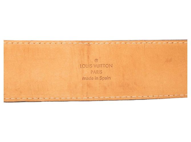 Gürtel Louis Vuitton Monogram Ceinture Initial Braun - Ansicht 5