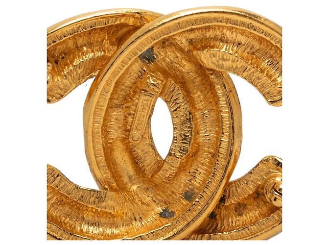 Spilla Vintage Chanel Coco Mark D'oro - vista 3