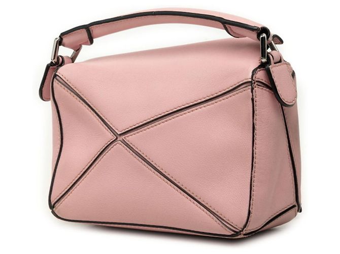 Borsa a mano Loewe Puzzle Bag Mini Rosa - vista 2