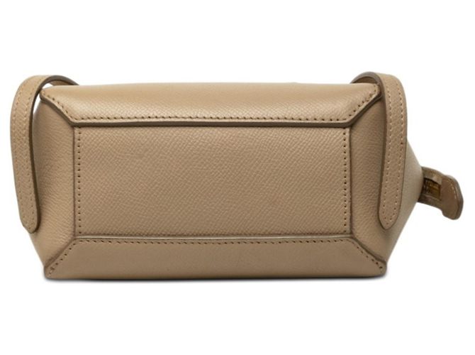 Céline Borsa Celine Belt Bag Pico in pelle beige - vista 3