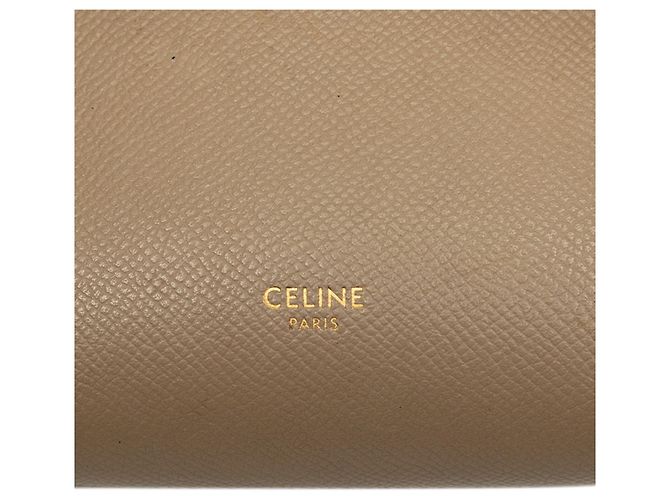 Céline Borsa Celine Belt Bag Pico in pelle beige - vista 6