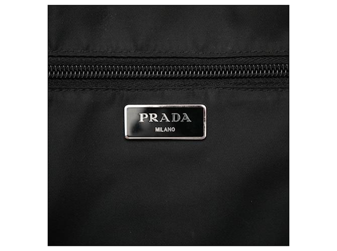 Prada Rucksack mit Triangle-Logo-Plakette Schwarz - Ansicht 5
