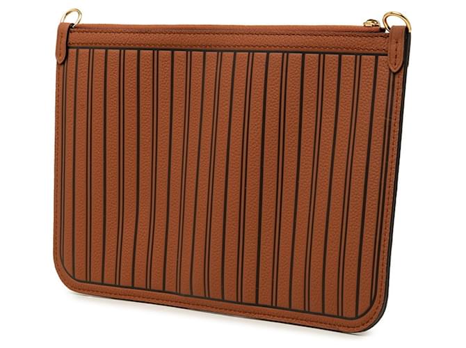 Borsa e Pouch Louis Vuitton Neverfull Inside Out Marrone - vista 2
