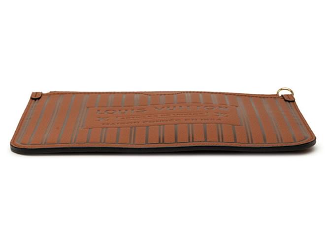 Borsa e Pouch Louis Vuitton Neverfull Inside Out Marrone - vista 3
