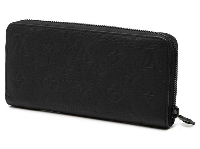 Louis Vuitton Monogram Taurillon Zippy Wallet Black - view 2