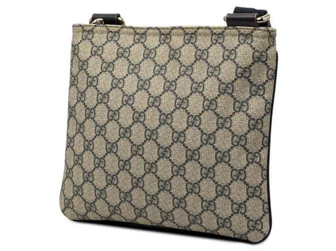 Borsa a tracolla Gucci Guccissima Beige Blu navy - vista 2