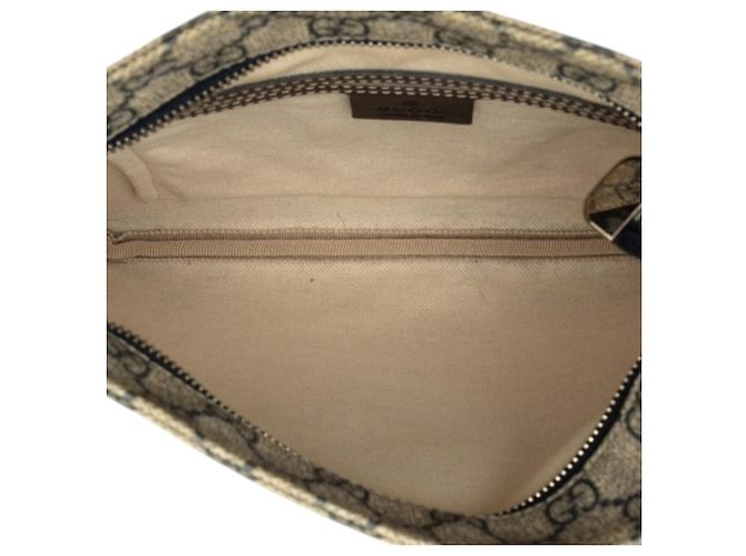 Borsa a tracolla Gucci Guccissima Beige Blu navy - vista 5
