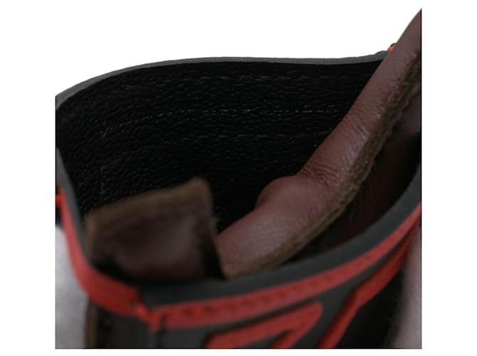 Hermès Hermes Rodeo Charm 24 PM Marrone Nero Rosso - vista 3