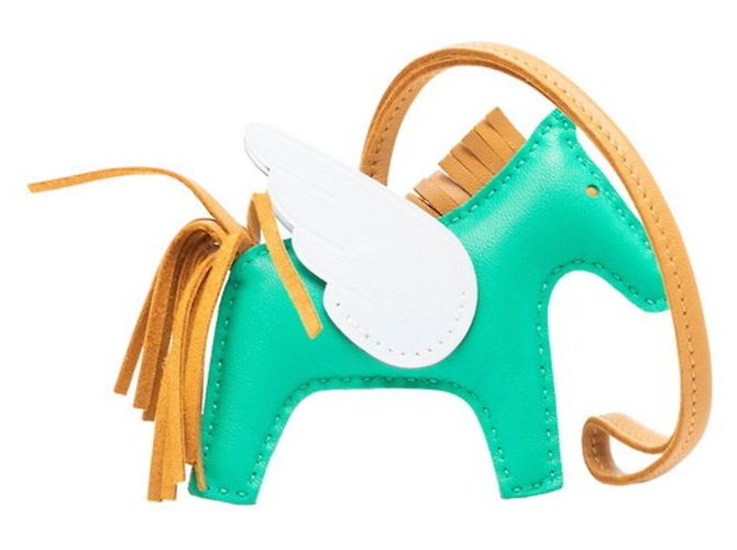 Hermès Hermes Rodeo PM Pegasus Handbag Charm Brown Blue Green - view 2
