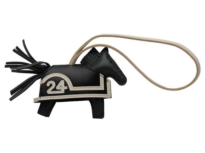 Hermès Accessorio per borsa Hermes Rodeo Charm 24 PM Marrone Nero - vista 2