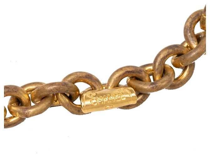 Collana con pendente a catena lunga Chanel Coco Mark D'oro - vista 4