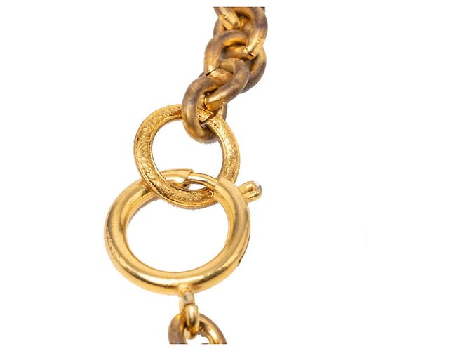 Collana con pendente a catena lunga Chanel Coco Mark D'oro - vista 5