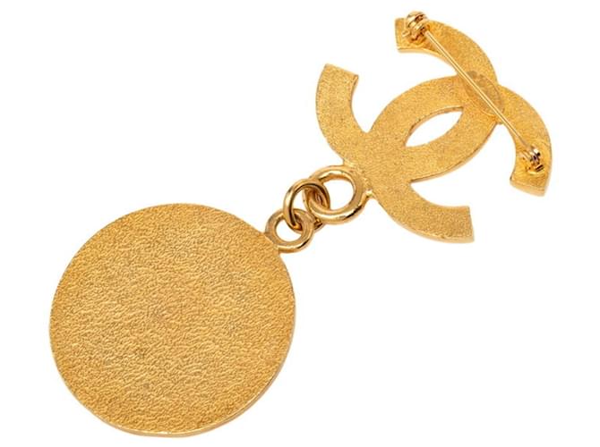 Spilla Vintage Chanel Coco Mark D'oro - vista 2