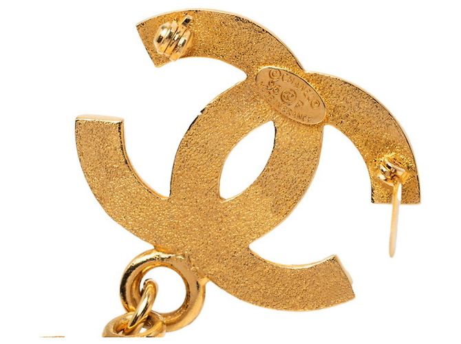 Spilla Vintage Chanel Coco Mark D'oro - vista 3