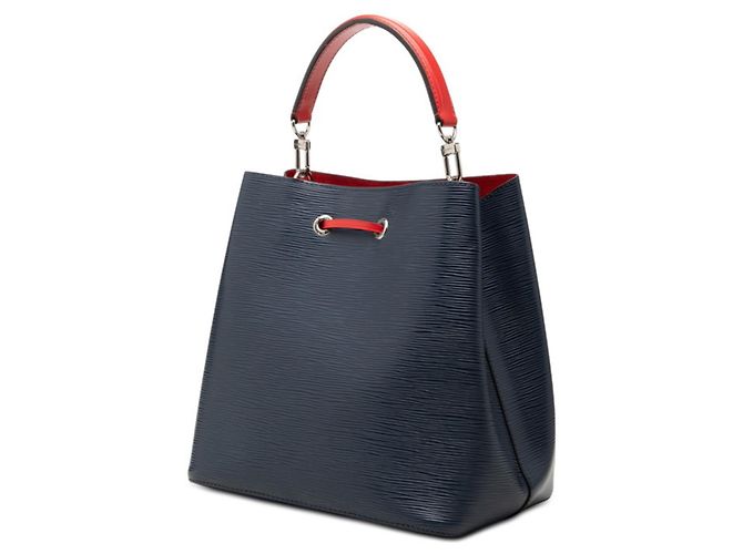 Néonoé Borsa Louis Vuitton Epi NeoNoe MM Rosso Blu navy - vista 2