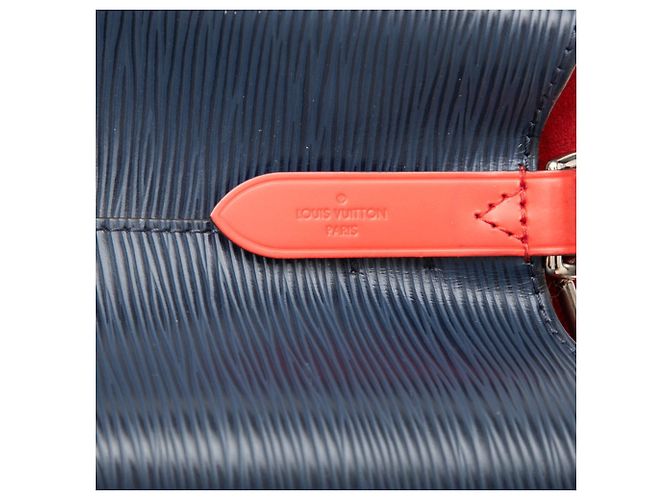 Néonoé Borsa Louis Vuitton Epi NeoNoe MM Rosso Blu navy - vista 5
