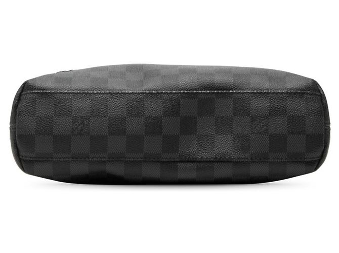 Borsa a tracolla Louis Vuitton Damier Graphite Mick PM Marrone Nero - vista 3