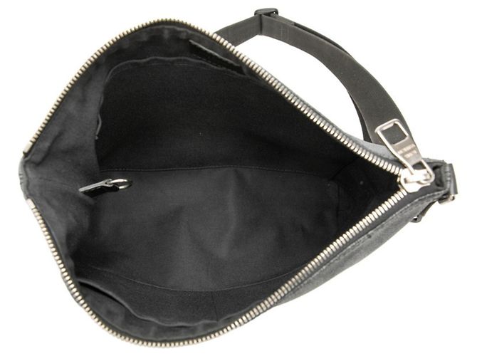 Borsa a tracolla Louis Vuitton Damier Graphite Mick PM Marrone Nero - vista 4