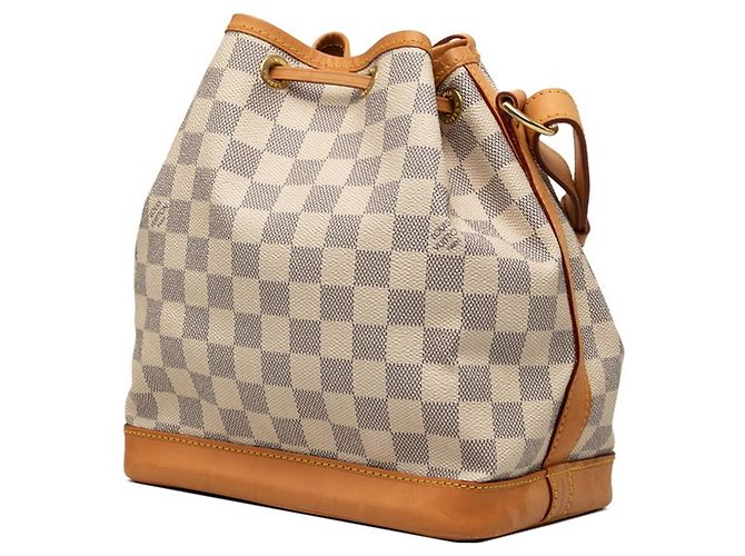 Louis Vuitton Damier Azur Noe BB Crossbody Shoulder Bag White - view 2