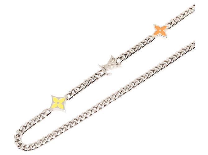 Collar largo Monogram Louis Vuitton Plata - vista 2