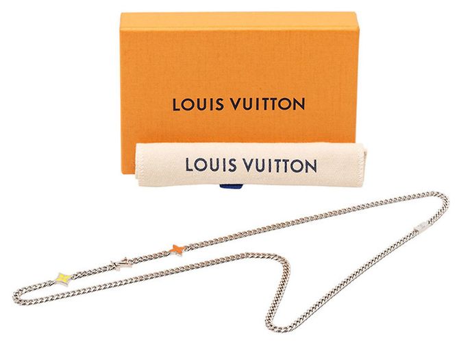 Collar largo Monogram Louis Vuitton Plata - vista 6