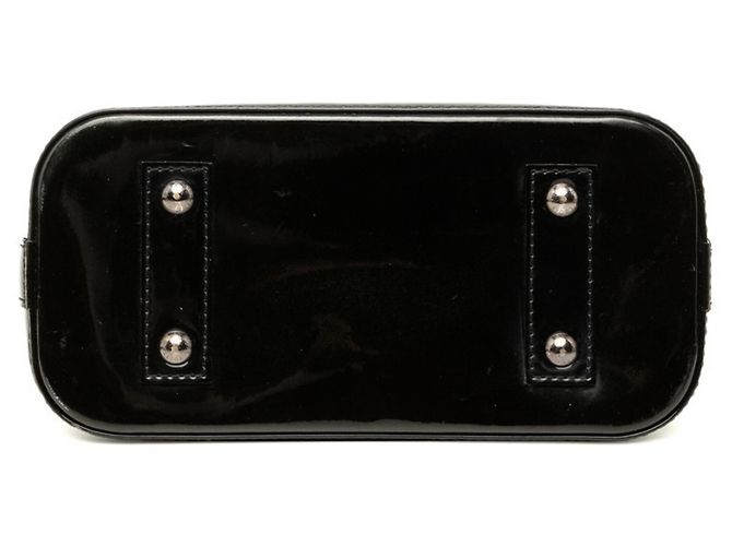Borsa Louis Vuitton Monogram Vernis Alma BB Nero - vista 3