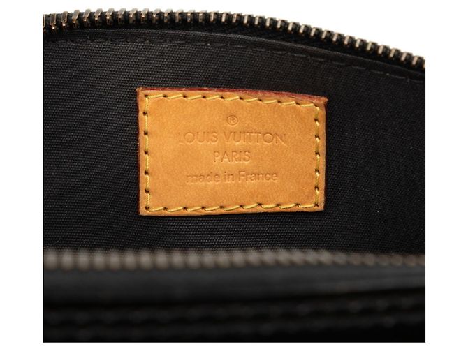 Borsa Louis Vuitton Monogram Vernis Alma BB Nero - vista 5