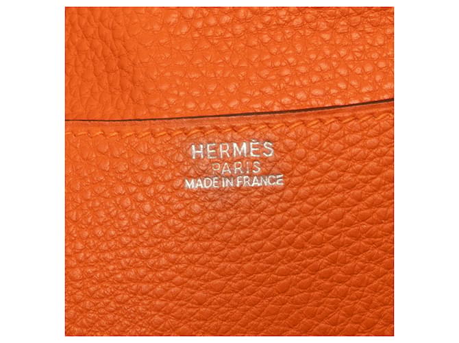 Hermès Borsa a tracolla Amelie Hermes Arancione - vista 5
