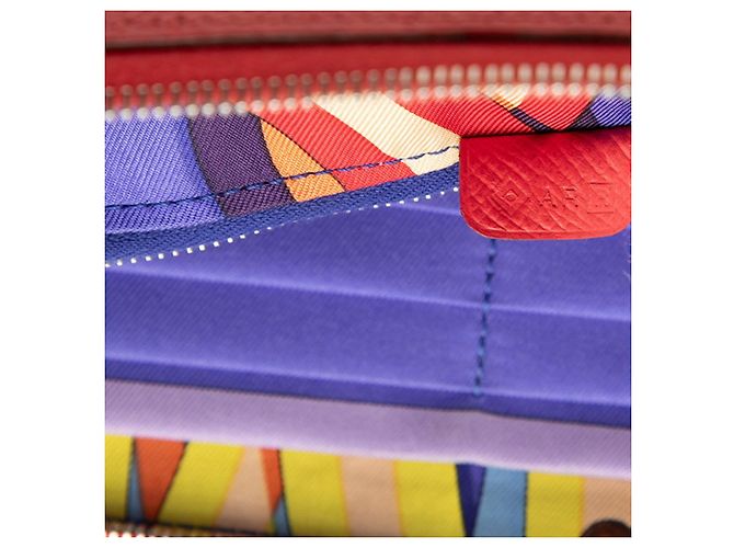 Cartera larga de seda Azap de Hermès Roja - vista 5