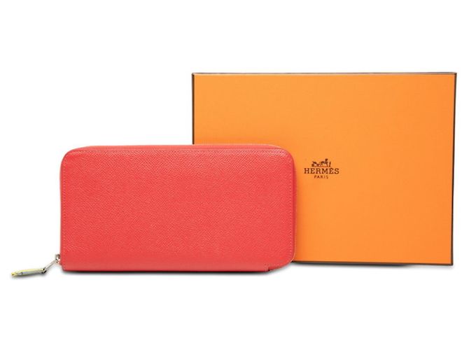 Cartera larga de seda Azap de Hermès Roja - vista 7