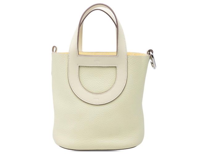 Hermès Borsa Hermes In the Loop 18 in Jaune Milton - vista 2