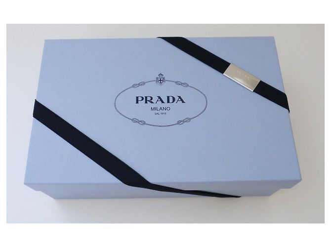 Prada Sandali con zeppa in vernice nera Triangle Nero - vista 11