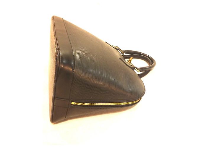 Louis Vuitton Alma PM Pelle Epi Nero - vista 12