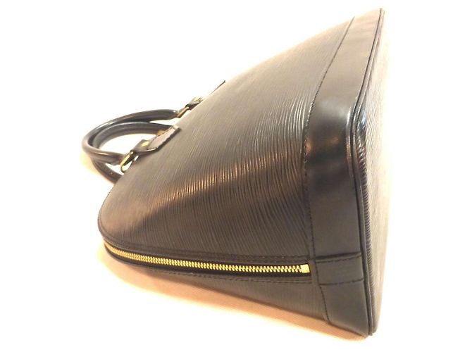 Louis Vuitton Alma PM Pelle Epi Nero - vista 15