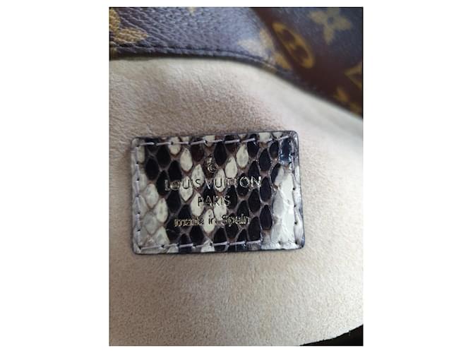 Louis Vuitton Artsy MM Monogram Python Leder Handtasche Braun - Ansicht 2