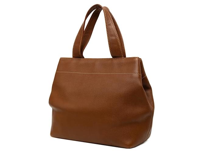 Borsa a tracolla Chanel Coco Mark Turnlock Marrone - vista 2